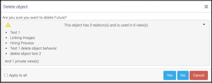 confirm the delete object action.jpeg